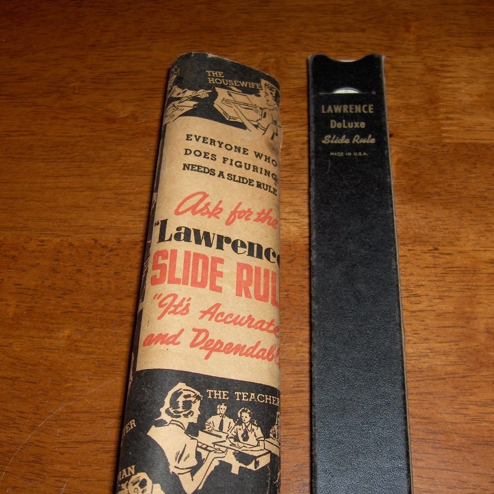 Slide Rules 1940 Lawrence & Acumath #600